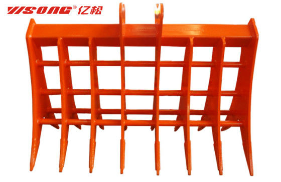 باغبانی / زمین شناسی 1/2′′ ضخامت Tines ریپ Excavator سطل راک Excavator Scoop راک